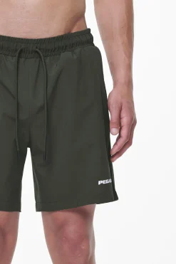 Pegador Swim Shorts|Logo Swim Shorts Dark Olive