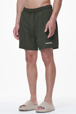 Pegador Swim Shorts|Logo Swim Shorts Dark Olive