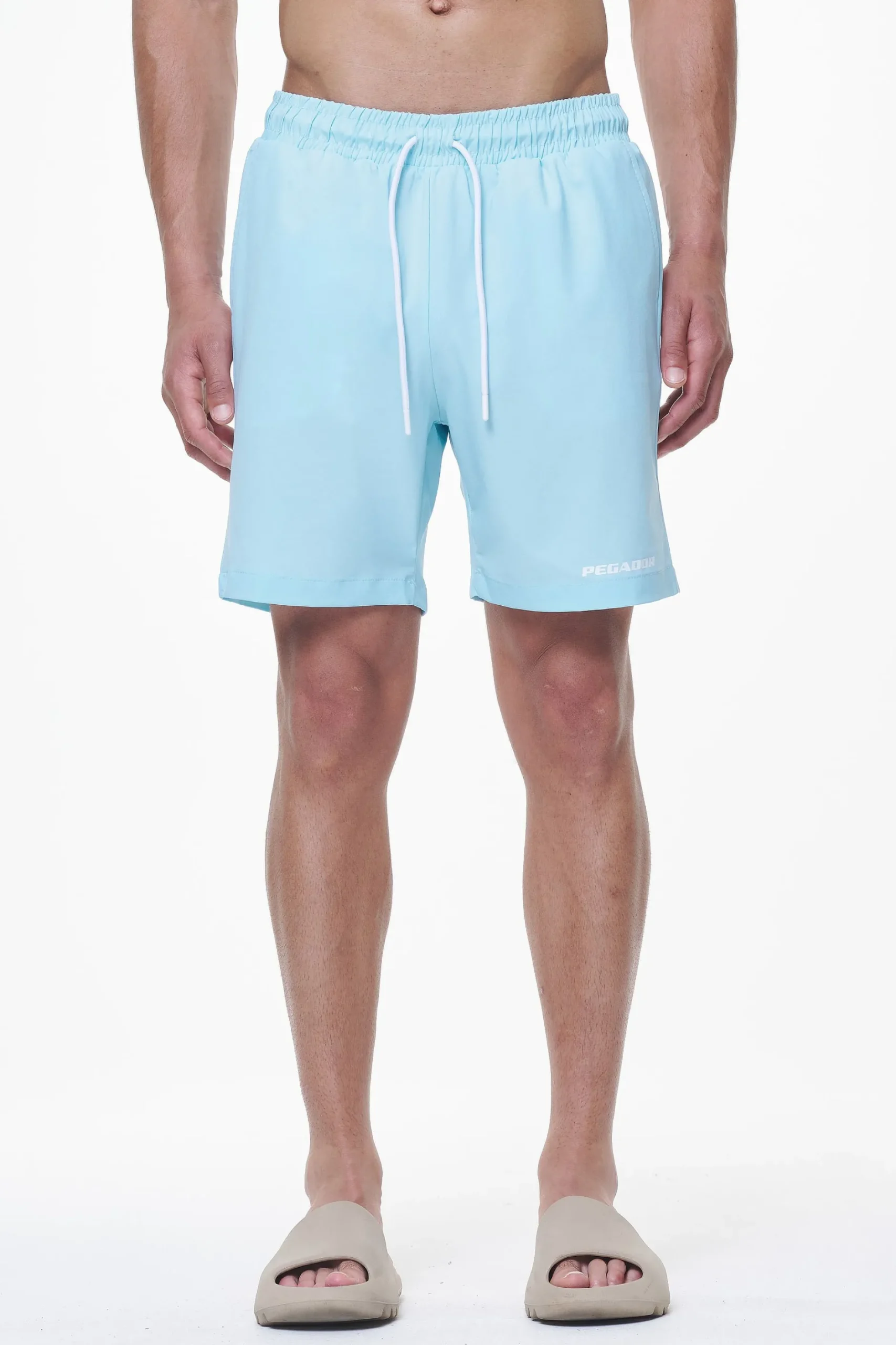 Pegador Swim Shorts|Logo Swim Shorts Riviera Blue