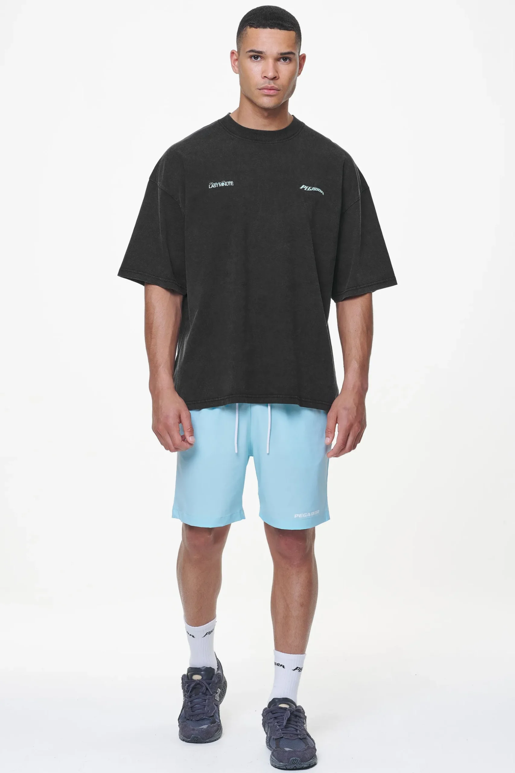 Pegador Swim Shorts|Logo Swim Shorts Riviera Blue