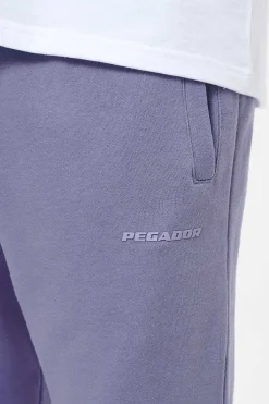 Pegador Pants & Joggers|Logo Wide Sweat Pants Gum Vintage washed magic violet