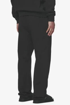 Pegador Pants & Joggers|Logo Wide Sweat Pants White Gum Washed black