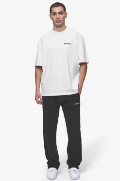 Pegador Pants & Joggers|Logo Wide Sweat Pants Washed Black