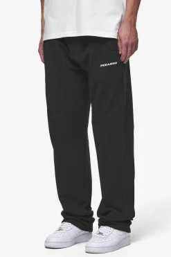Pegador Pants & Joggers|Logo Wide Sweat Pants Washed Black