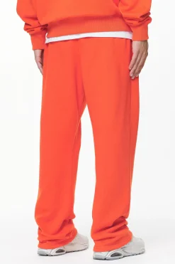 Pegador Pants & Joggers|Logo Wide Sweat Pants Gum Washed signal red