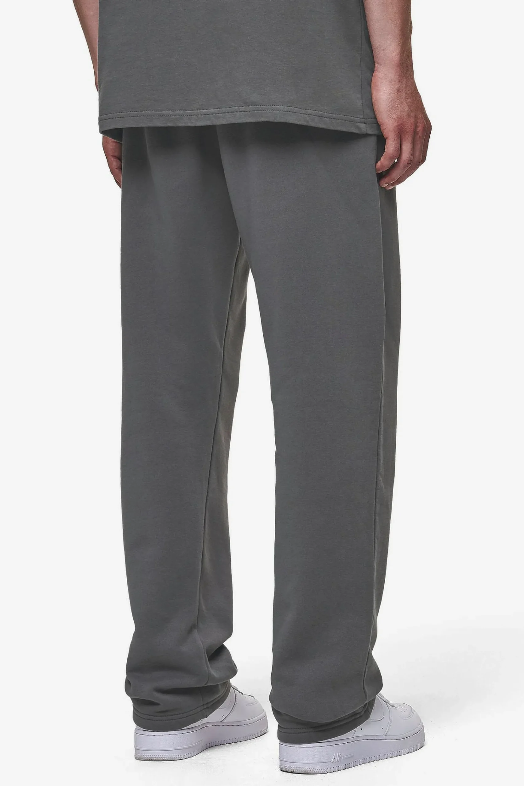 Pegador Pants & Joggers|Logo Wide Sweat Pants Washed Anthracite