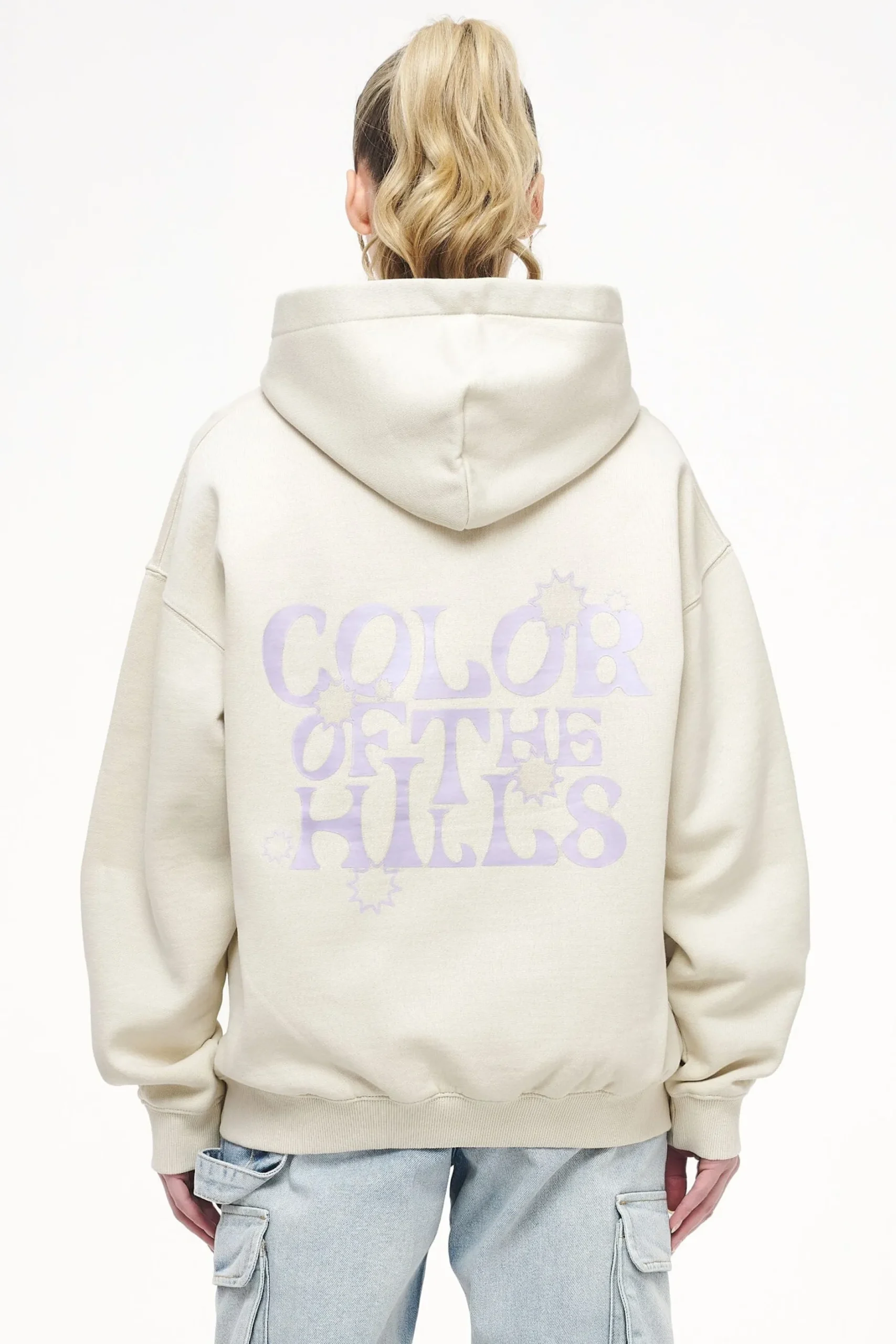 Pegador Hoodies|Lola Oversized Hoodie Vintage Washed Angels Cream