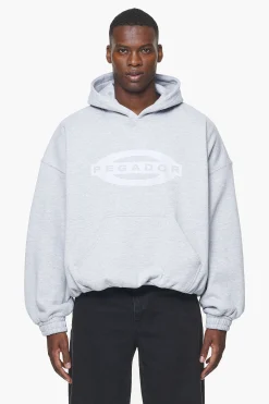 Pegador Hoodies|Loom Loose Hoodie Grey Melange