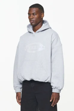 Pegador Hoodies|Loom Loose Hoodie Grey Melange