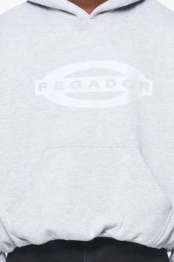 Pegador Hoodies|Loom Loose Hoodie Grey Melange