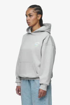 Pegador Hoodies|Lucia Oversized Hoodie Washed Sky Grey