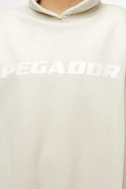 Pegador Hoodies|Lulea Oversized Hoodie Dress Vintage Washed Angels Cream