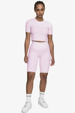 Pegador Shorts|Lupita Biker Shorts White Bubblegum