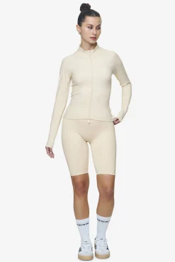 Pegador Shorts|Lupita Biker Shorts White Coast sand