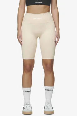 Pegador Shorts|Lupita Biker Shorts White Coast sand
