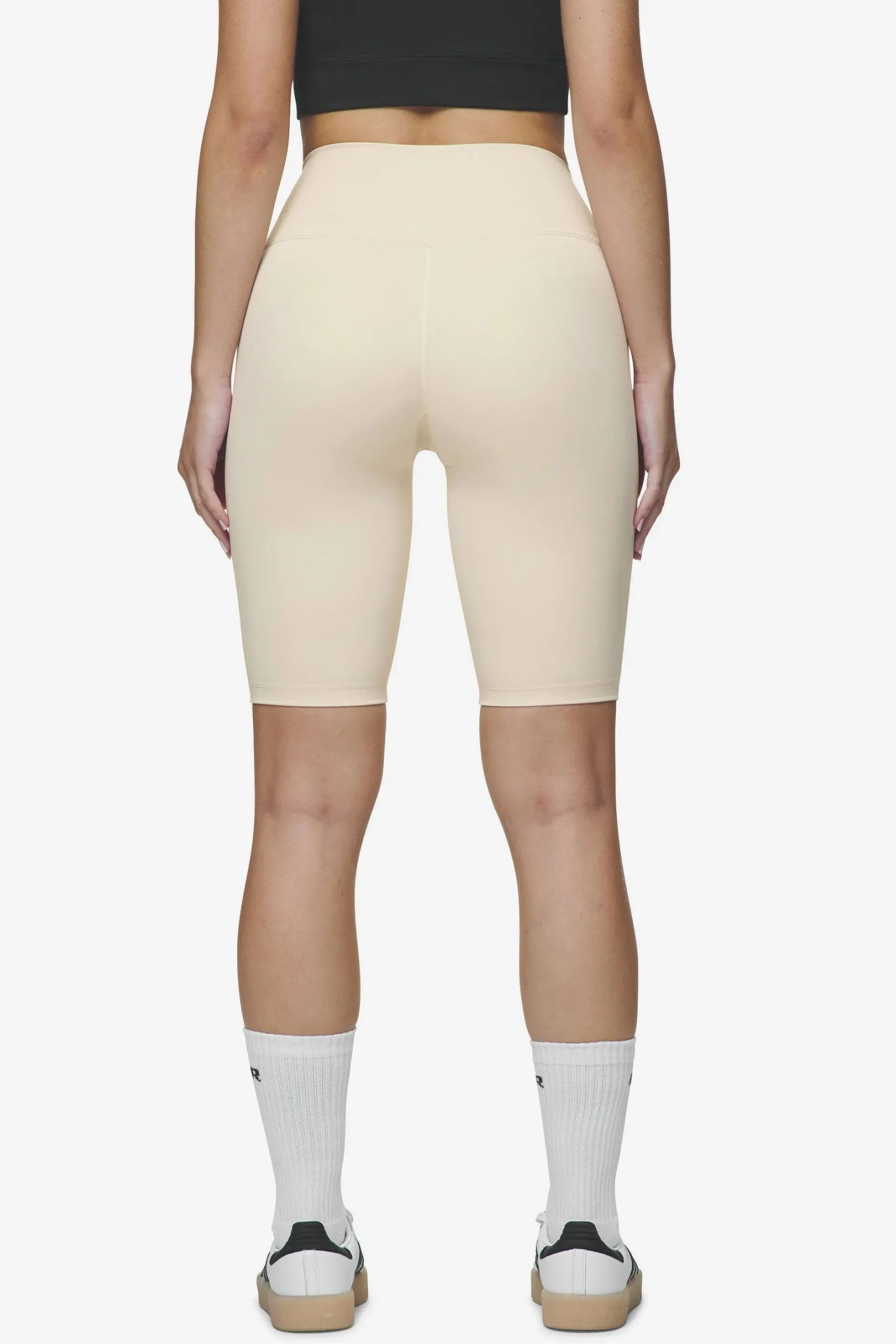 Pegador Shorts|Lupita Biker Shorts White Coast sand