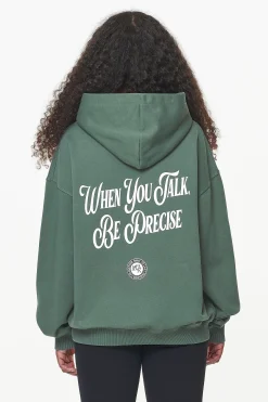 Pegador Hoodies|Lydney Oversized Hoodie Vintage Washed Garden Green