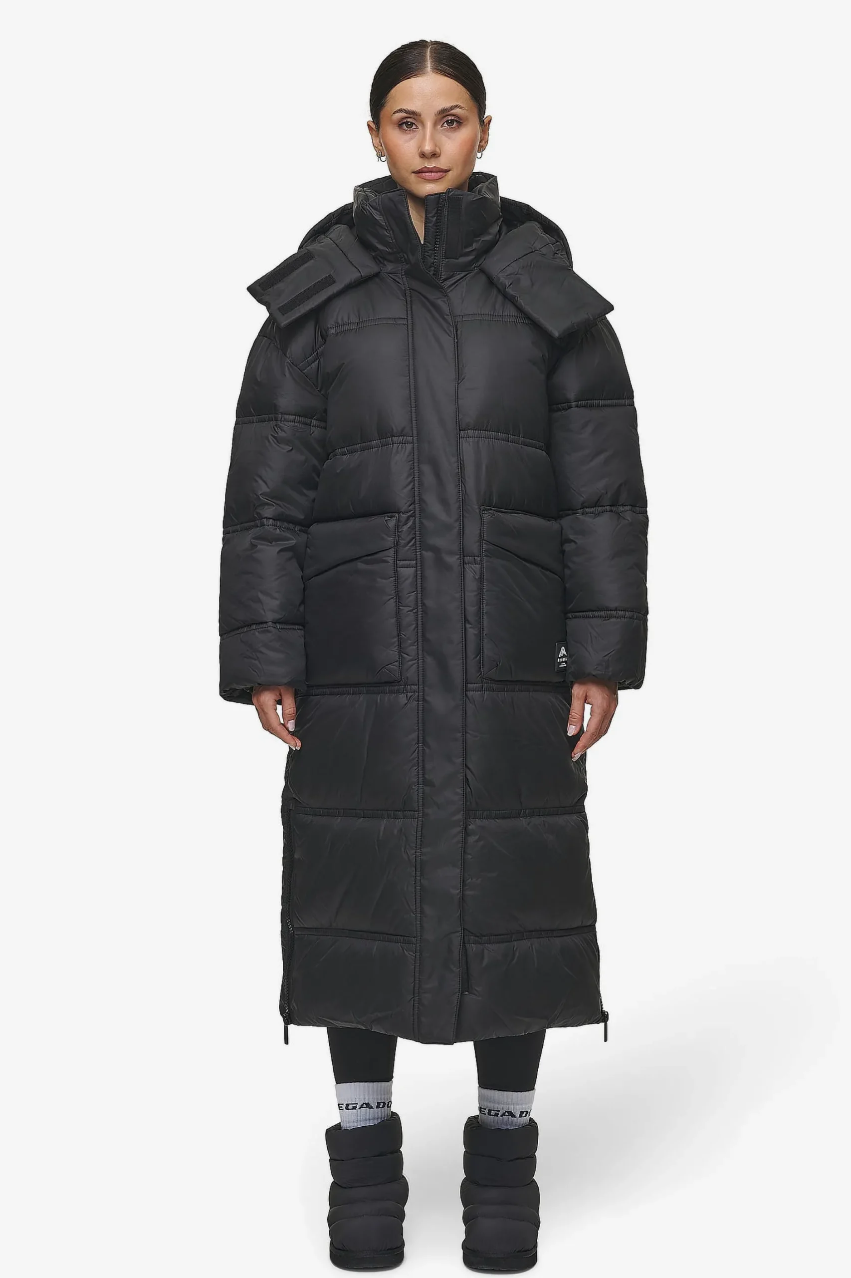 Pegador Jackets|Lynn Puffer Coat Black