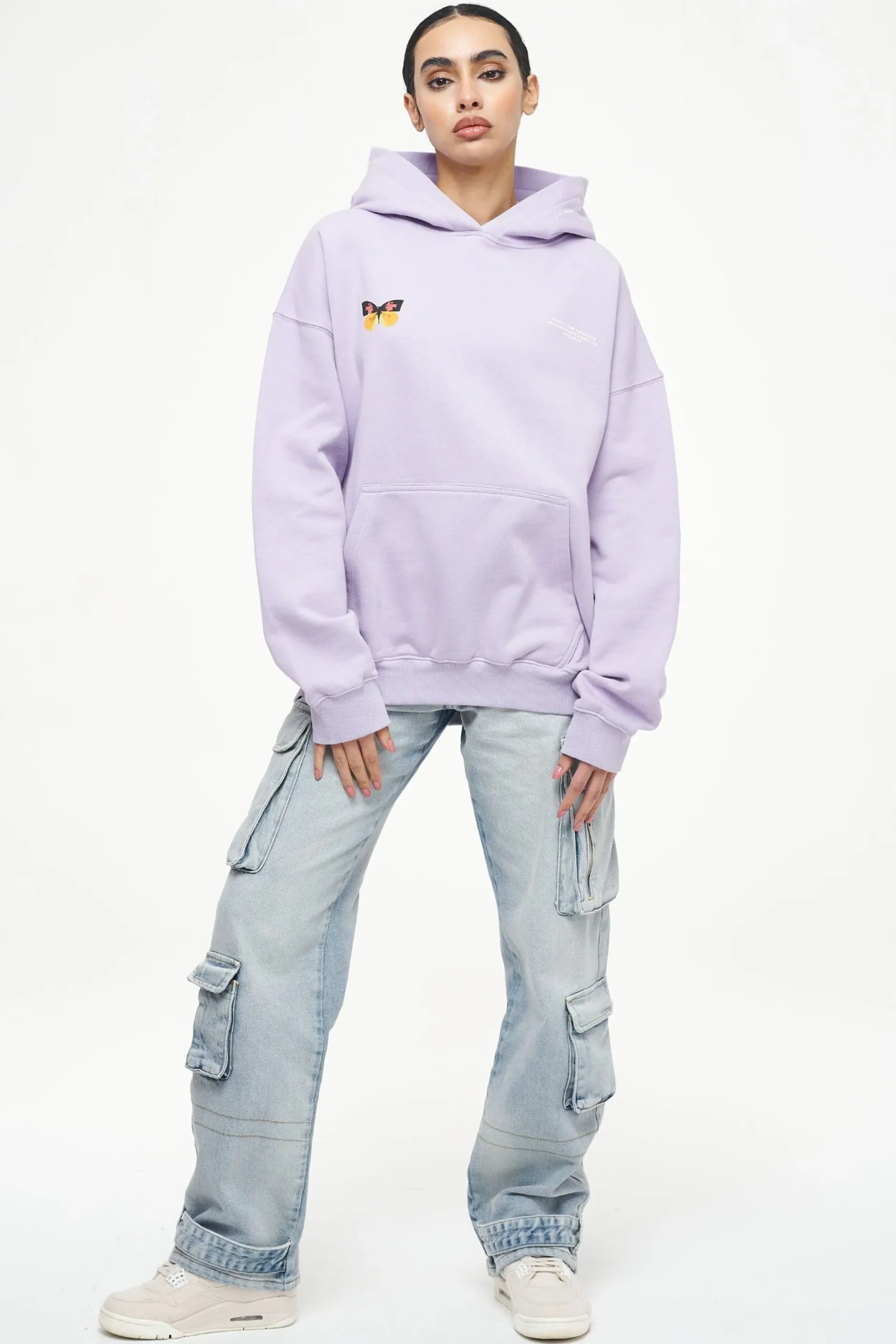 Pegador Hoodies|Mace Oversized Hoodie Vintage Washed Purple Paste