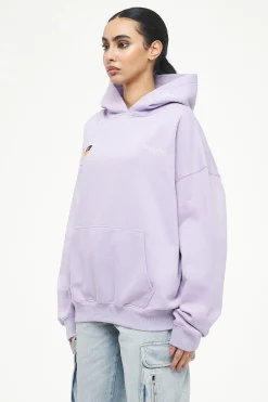 Pegador Hoodies|Mace Oversized Hoodie Vintage Washed Purple Paste