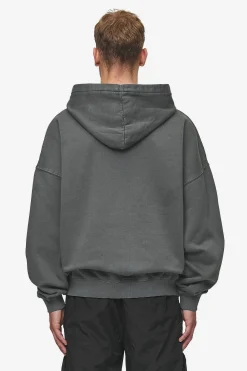 Pegador Hoodies|Macon Boxy Hoodie Washed Anthracite