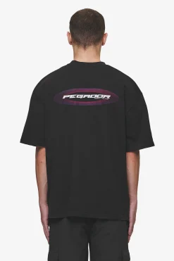 Pegador Tees|Madron Oversized Tee Washed Black