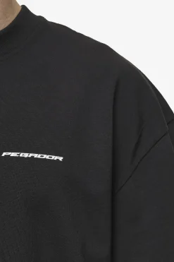 Pegador Tees|Madron Oversized Tee Washed Black
