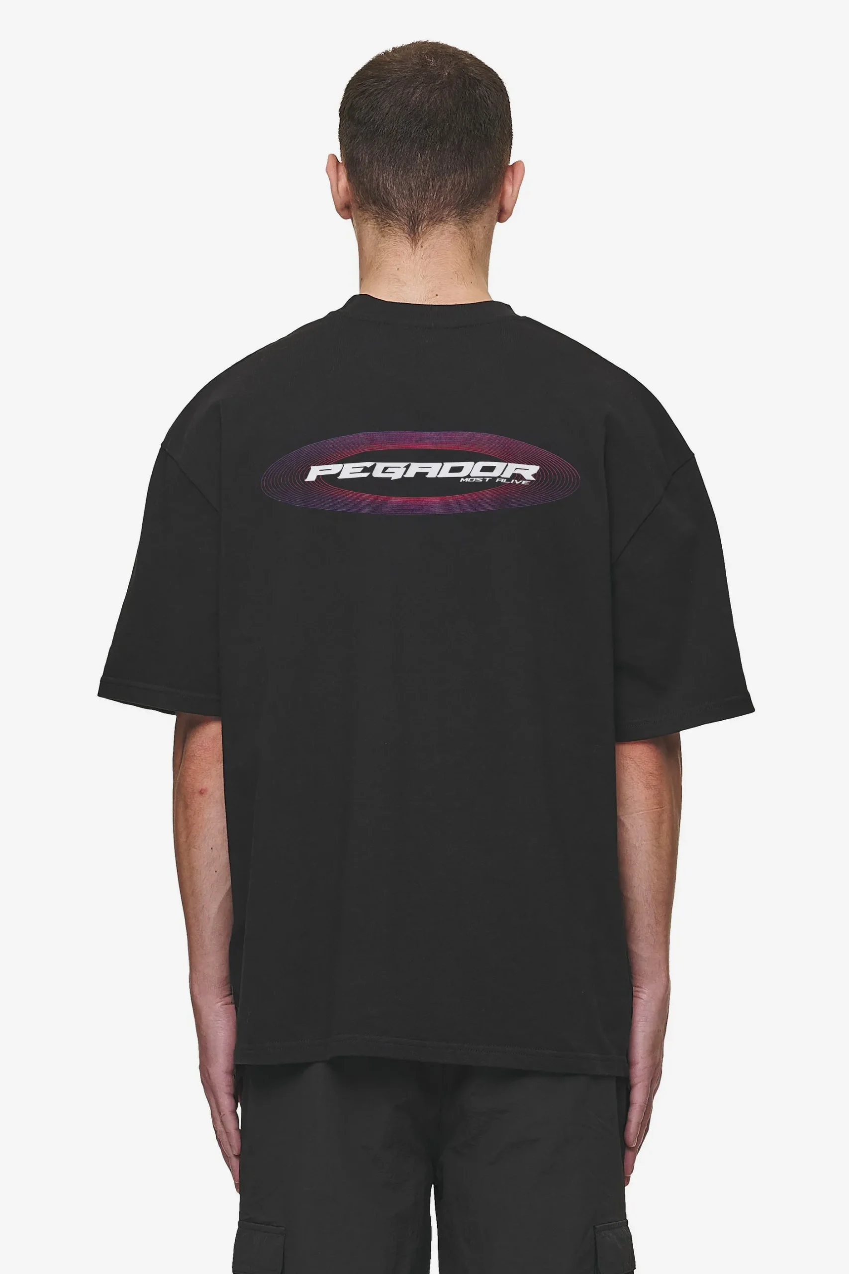 Pegador Tees|Madron Oversized Tee Washed Black