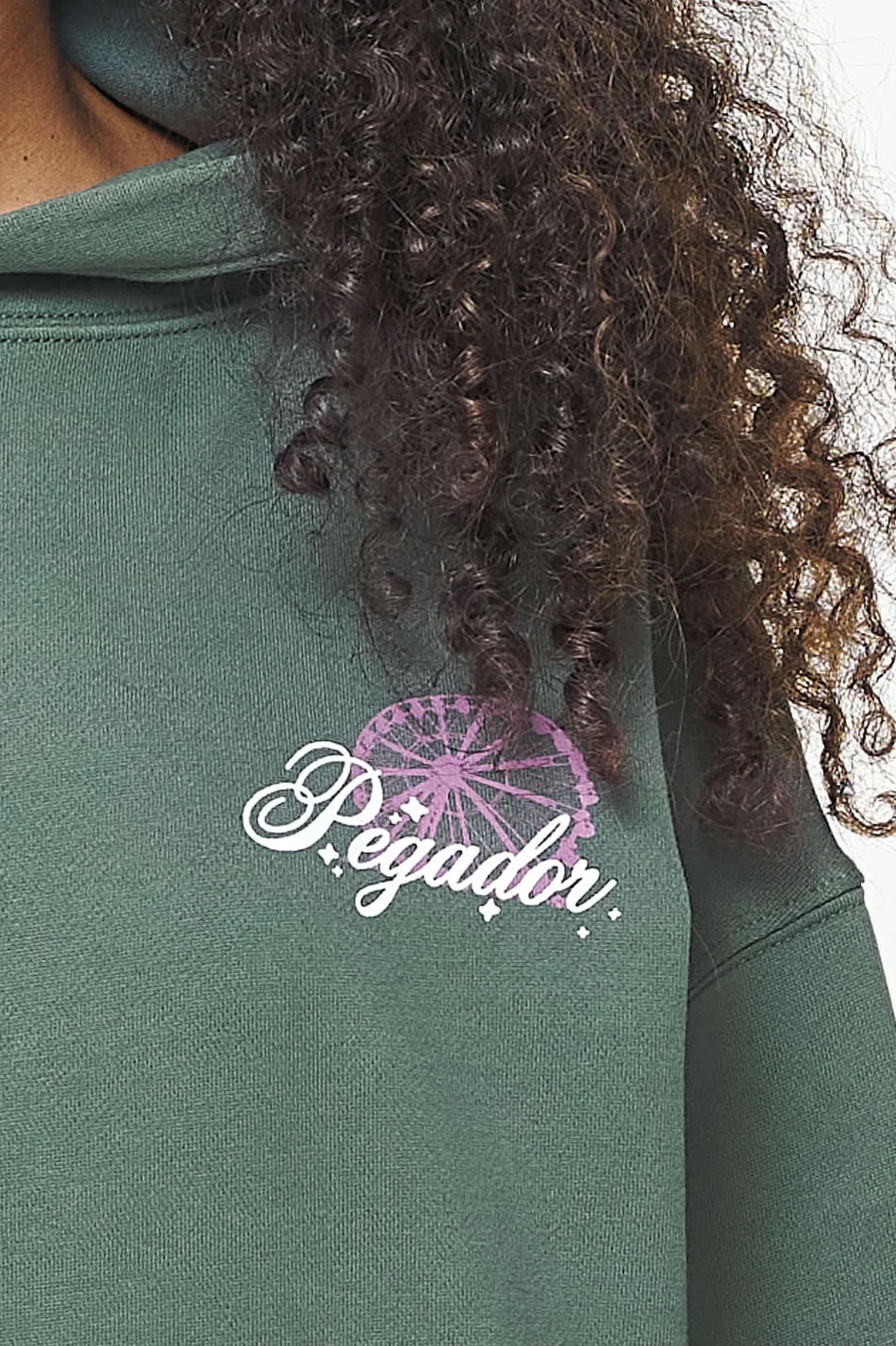 Pegador Hoodies|Mall Oversized Hoodie Vintage Washed Garden Green