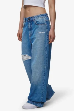 Pegador Jeans|Mally Super Baggy Jeans Washed Blue