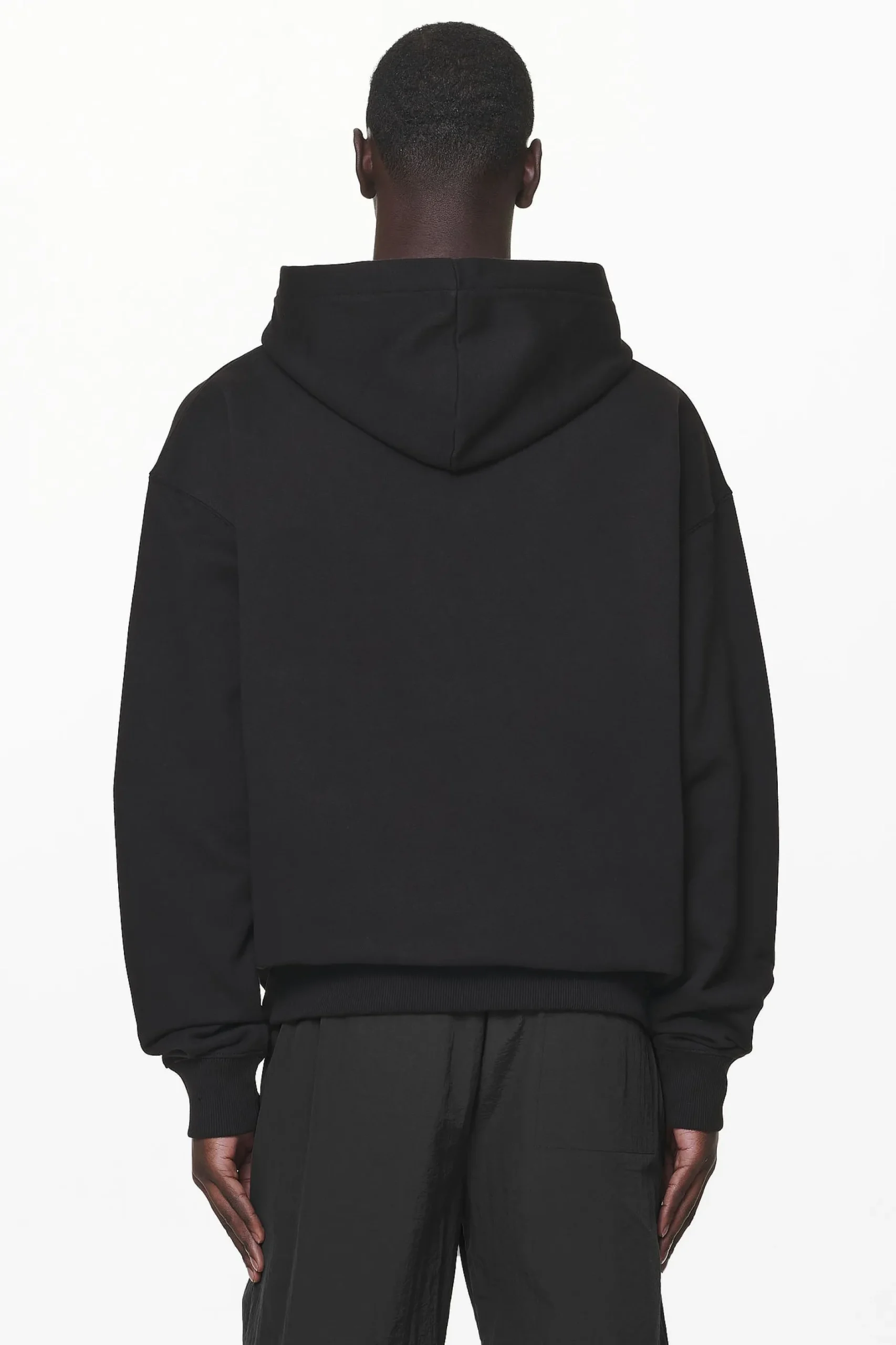 Pegador Hoodies|Manor Oversized Hoodie Black Signal Red