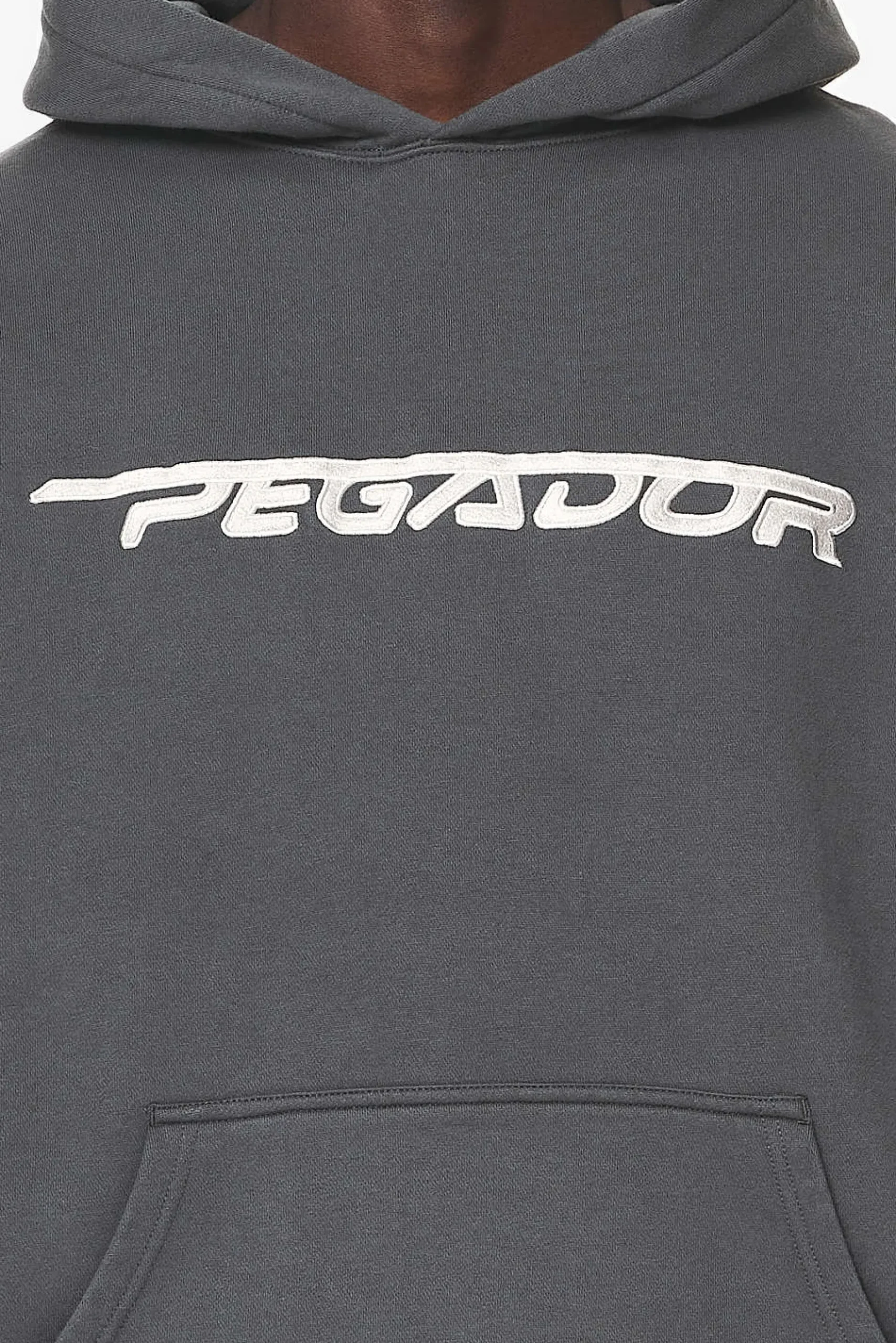 Pegador Hoodies|Manor Oversized Hoodie Washed Volcano Grey
