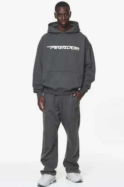 Pegador Hoodies|Manor Oversized Hoodie Washed Volcano Grey