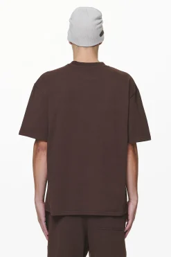 Pegador Tees|Manor Oversized Tee Washed Oak Brown