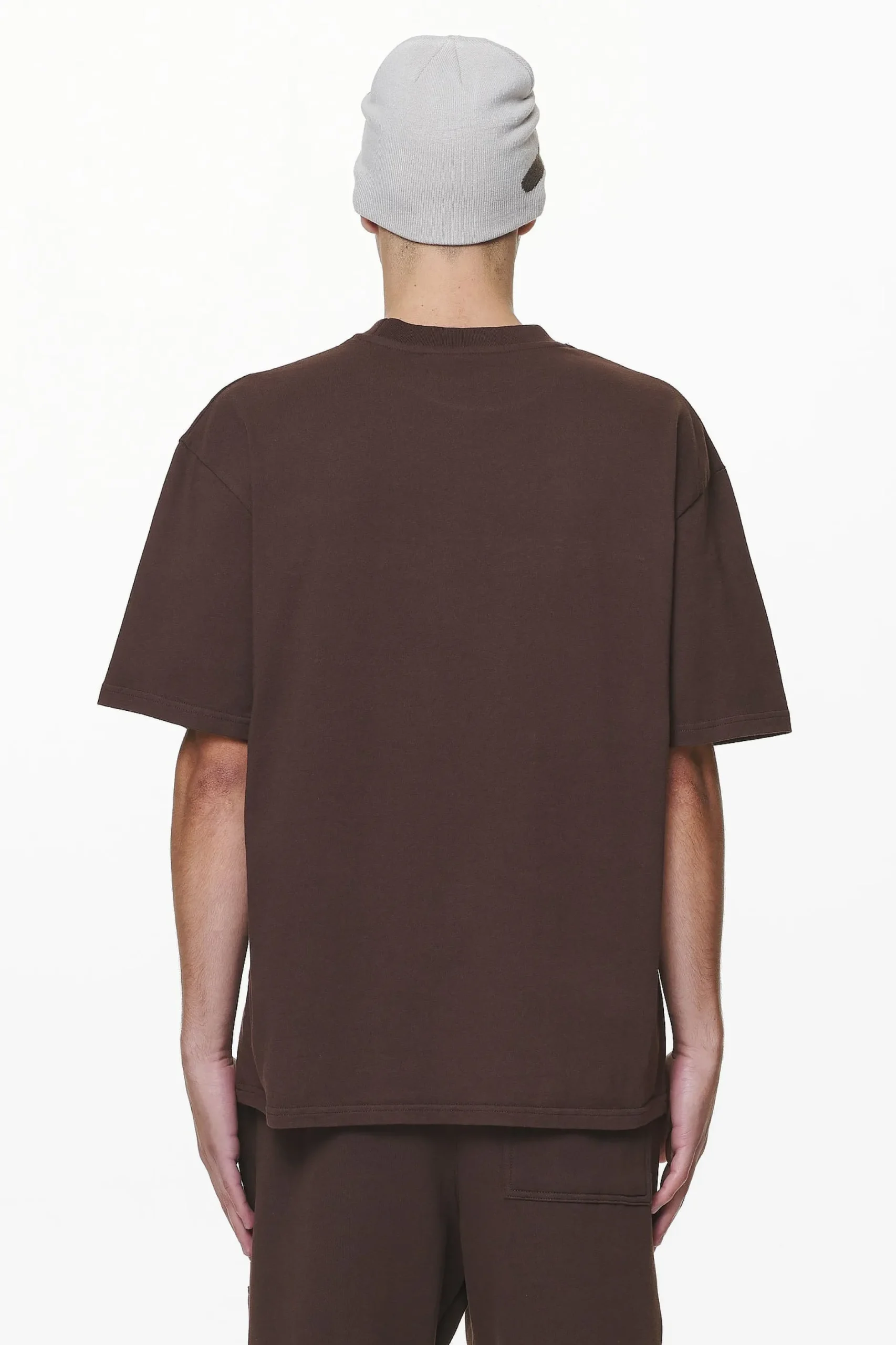Pegador Tees|Manor Oversized Tee Washed Oak Brown