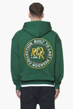 Pegador Hoodies|Marcer Oversized Hoodie Vintage Washed British Green
