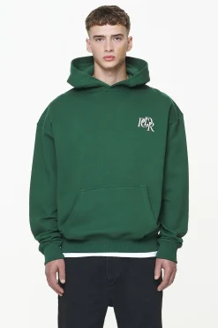 Pegador Hoodies|Marcer Oversized Hoodie Vintage Washed British Green