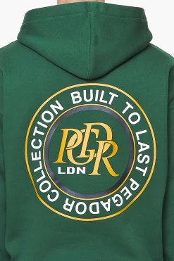 Pegador Hoodies|Marcer Oversized Hoodie Vintage Washed British Green