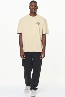 Pegador Tees|Marcer Oversized Tee Vintage Washed Kingdom Beige