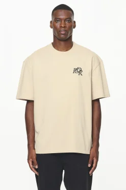 Pegador Tees|Marcer Oversized Tee Vintage Washed Kingdom Beige