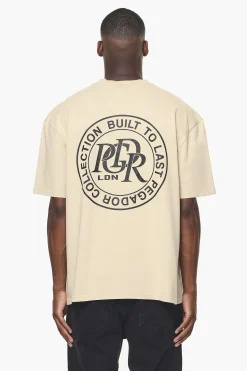 Pegador Tees|Marcer Oversized Tee Vintage Washed Kingdom Beige