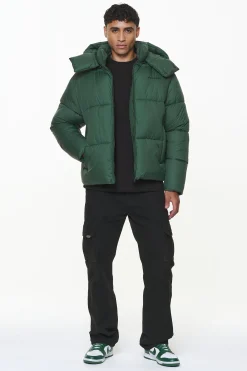 Pegador Jackets|Margo Puffer Jacket British Green