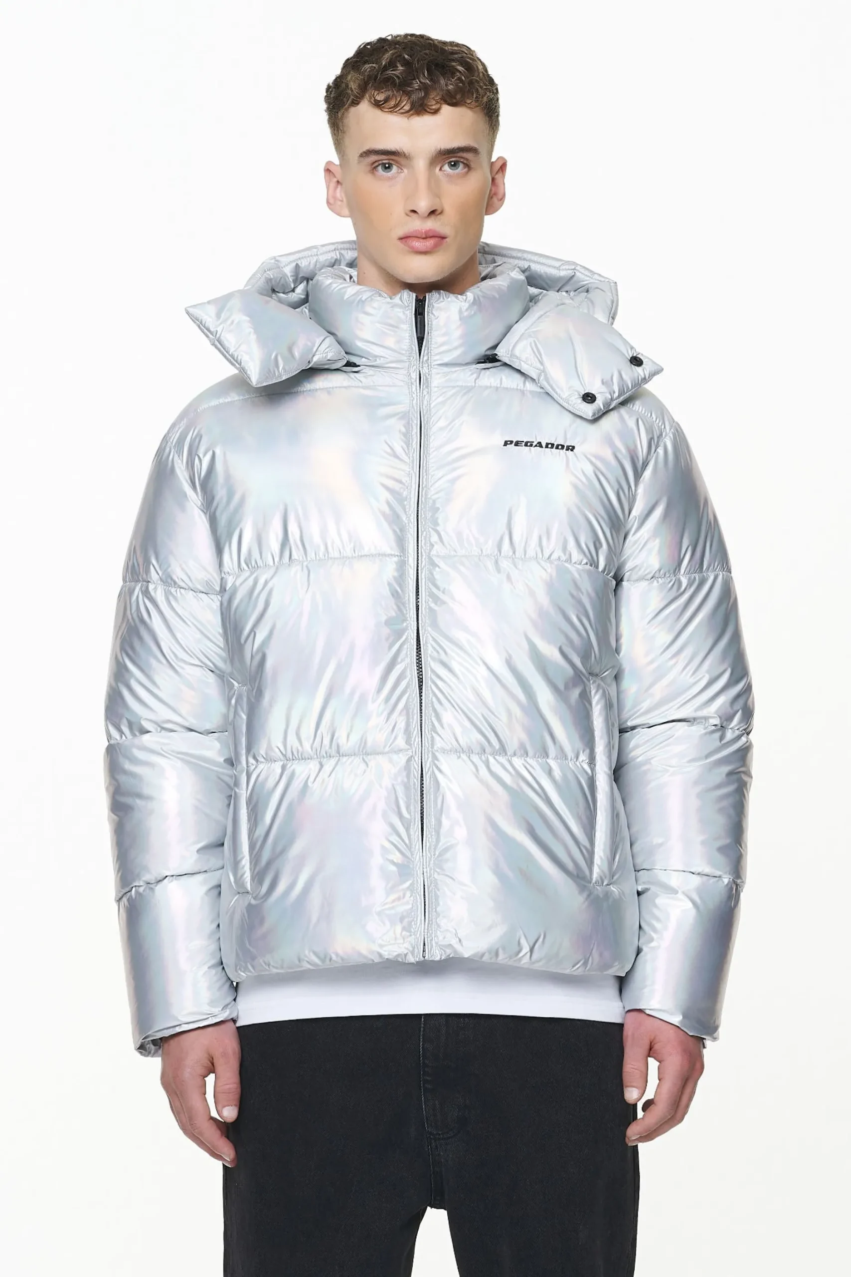 Pegador Jackets|Margo Puffer Jacket Chrome