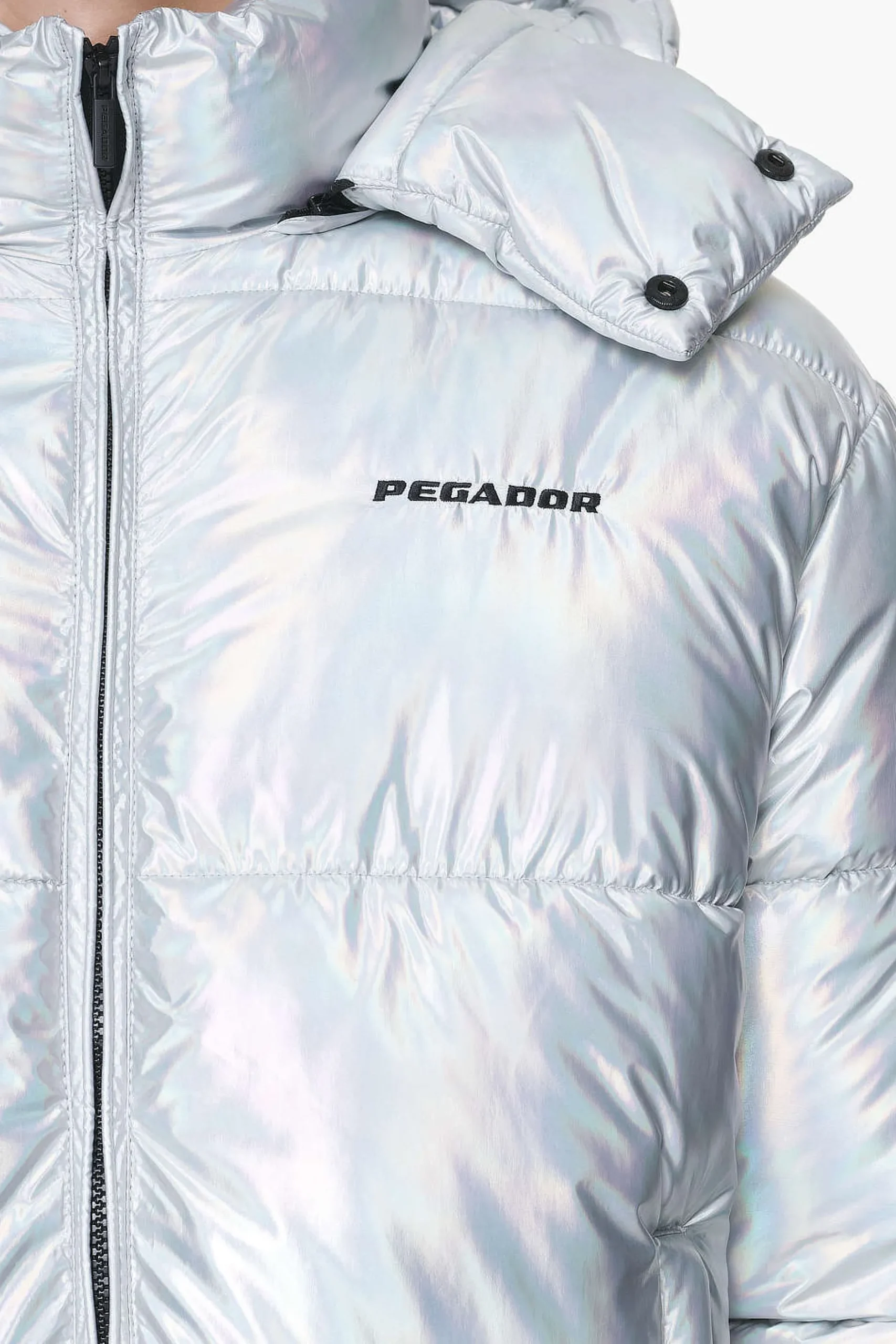 Pegador Jackets|Margo Puffer Jacket Chrome