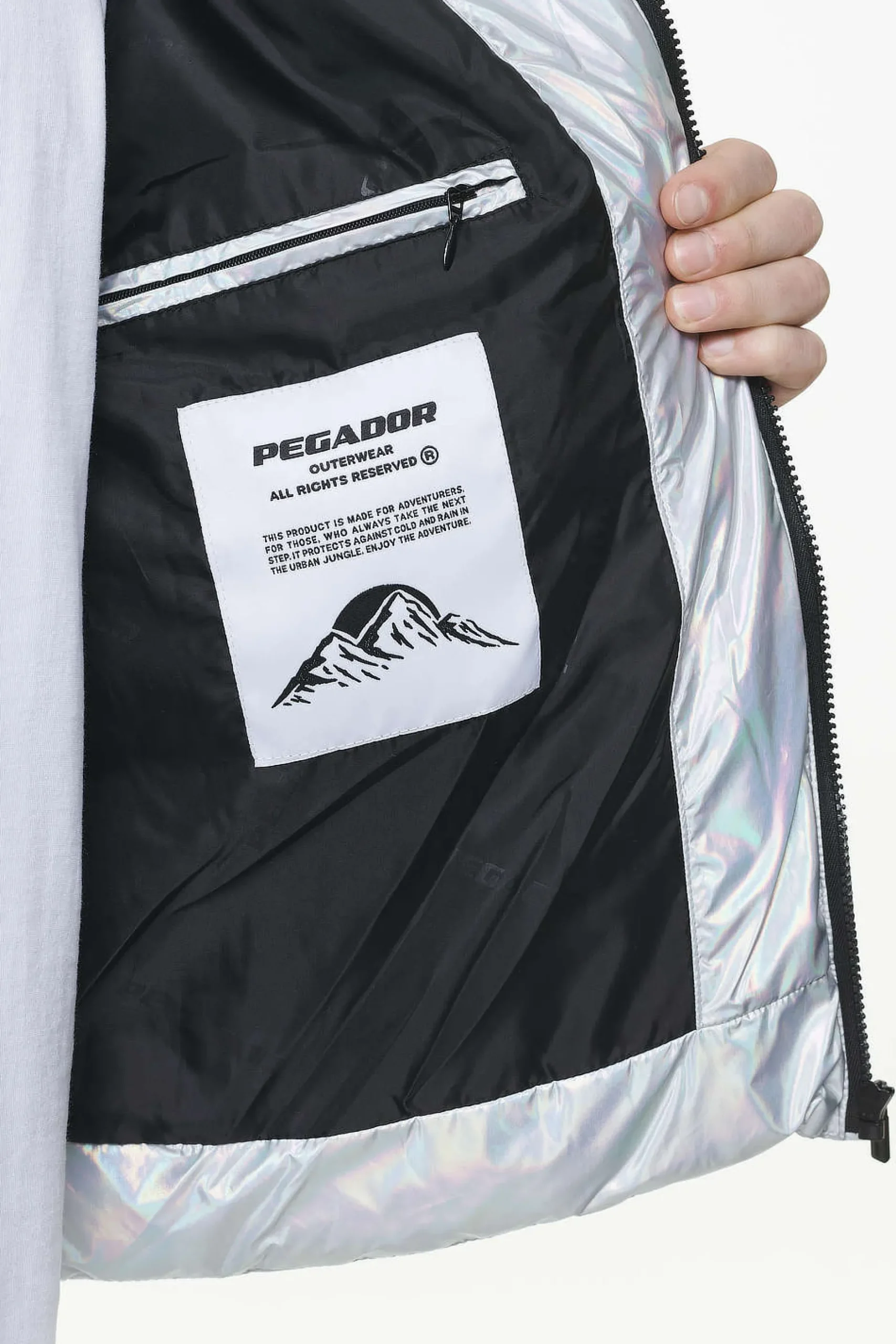 Pegador Jackets|Margo Puffer Jacket Chrome