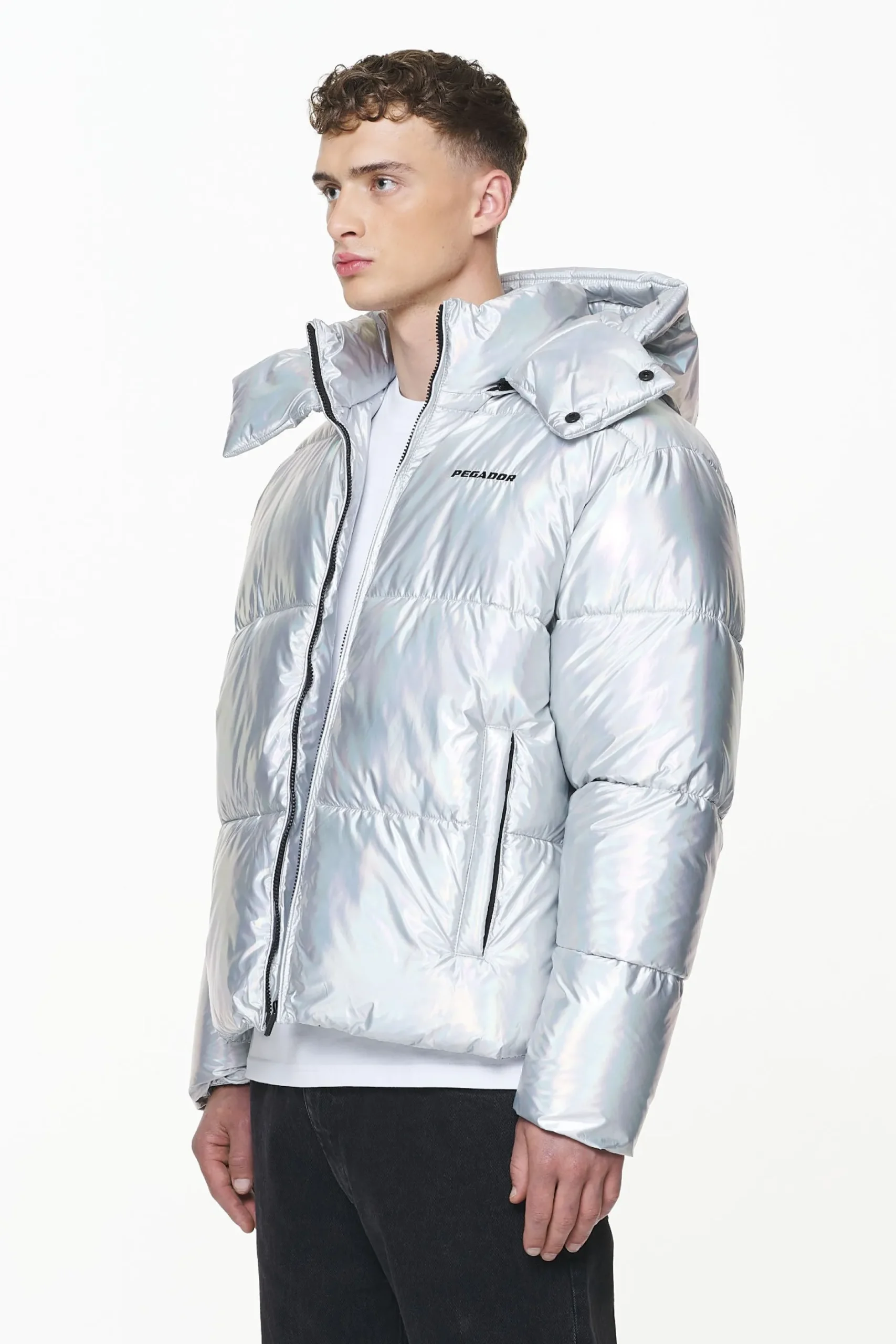 Pegador Jackets|Margo Puffer Jacket Chrome