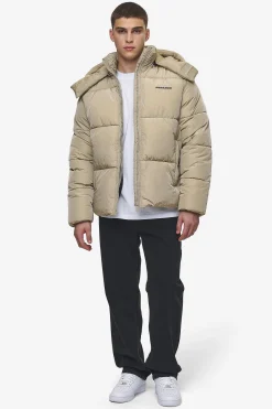 Pegador Jackets|Marten Crushed Puffer Jacket Beige