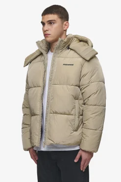 Pegador Jackets|Marten Crushed Puffer Jacket Beige