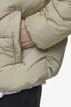 Pegador Jackets|Marten Crushed Puffer Jacket Beige
