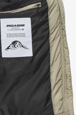 Pegador Jackets|Marten Crushed Puffer Jacket Beige